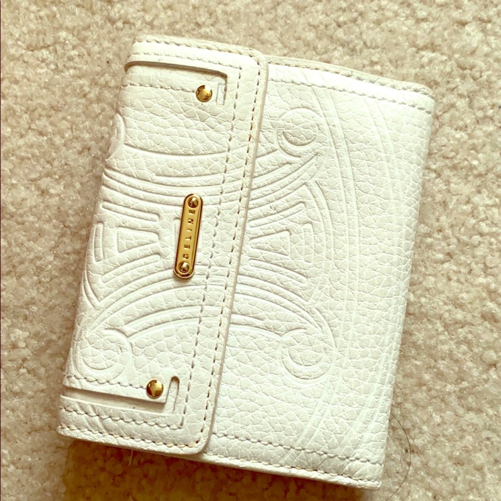 Celine wallet in white